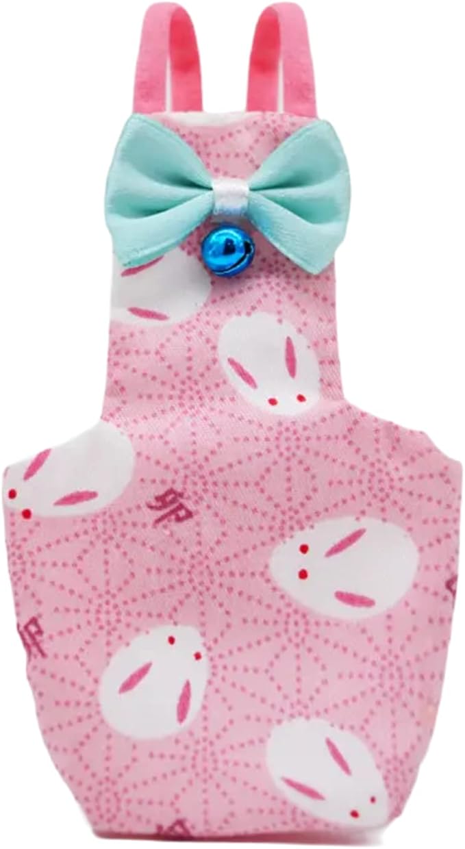 Bird Flight Suits Diapers for Monk Parakeets, Conures, Lovebirds, Cockatiels Flight Suits, Parrot Clothes, Bird Training Nappy Suit Liners Clothes (Medium,Pink)