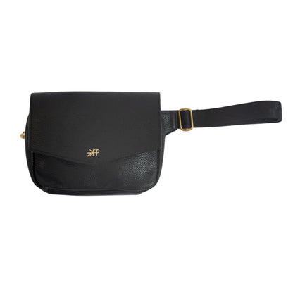 Freshly Picked Classic Park Pack Belt Bag, Black Fanny Pack for Women, Wear as a Waist Bag or Crossbody (Ebony)