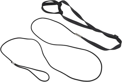 Parrot Harness Leash, Adjustable Buckle Elastic Rope Easy to Wear Convenient String for Cockatiel Lovebird Outdoor Playing Parties (XS)