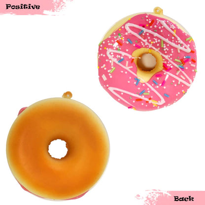 MOLUMIX 6 Pcs Fake Donuts, Realistic Artificial Fake Doughnut Model Photography Props Home Decoration