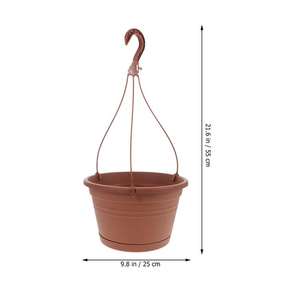 3Pcs Hanging Hanging Plant Pot Basket with Drainage Holes for Home Balcony Pots