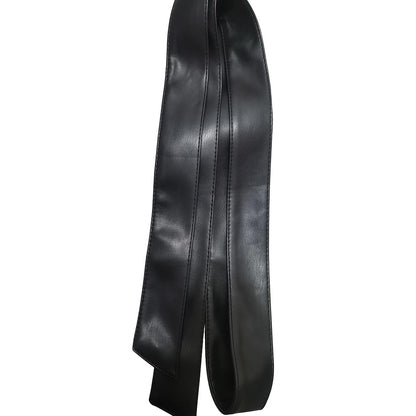 Inzegao Soft Leather Tie Sash for Women Jacket Waist Band Belt Leather Trench Coat Belt Replacement