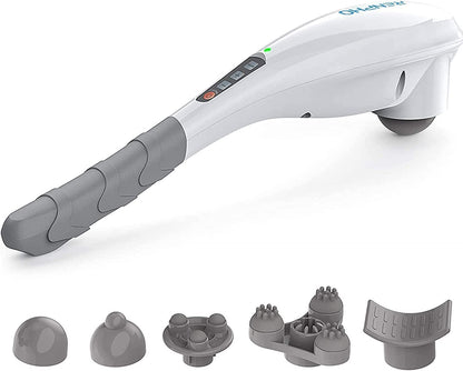 RENPHO Rechargeable Handheld Back Massager, Cordless Electric Neck Massage Tool for Shoulder, Foot, Leg, Calf, Gifts for Women and Men