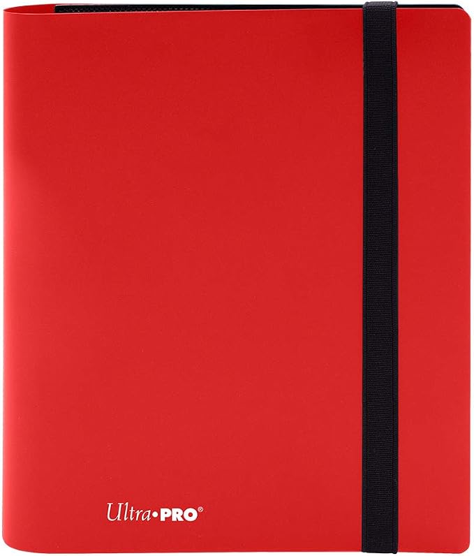 Ultra Pro 4-Pocket Eclipse PRO-Binder - Apple Red