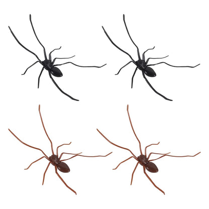 Spider Fridge Magnet, 2/4/6PCS Realistic Spiders Refrigerator Magnets Magnetic Spider Decoration for Halloween Birthday Pranks