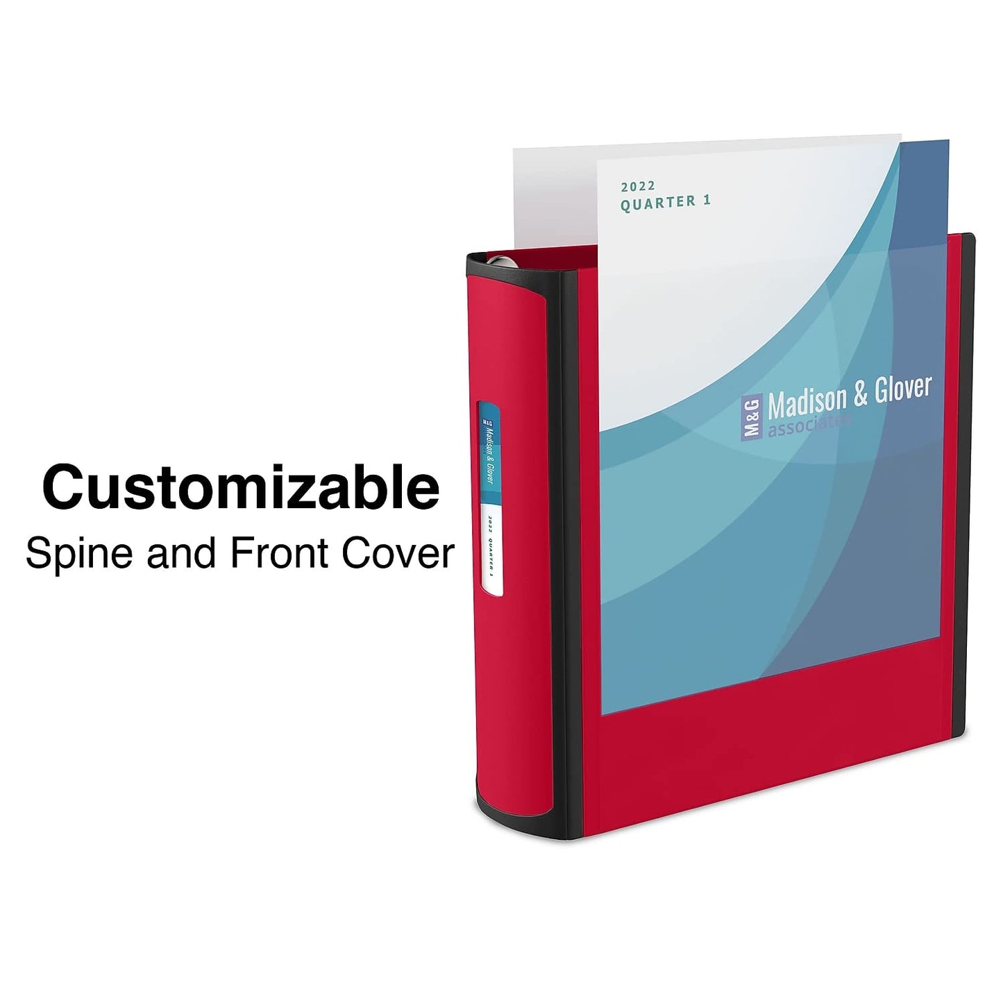 Staples Heavy-Duty 3-Inch D-Ring Binder, Red – 3-Ring Binder with Vinyl Cover, Holds Up to 600 Sheets for School & Office