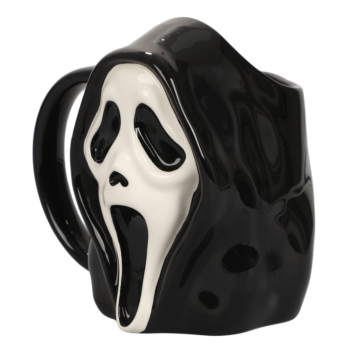 Bioworld Ghost Face 16 Oz Sculpted Ceramic Mug