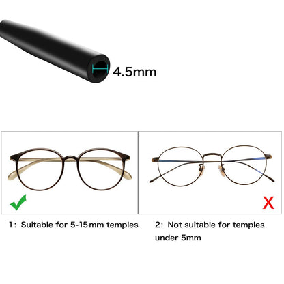 Festty Glasses Strap Sports 3 pcs, Eyeglasses Strap Holder for Kids Women Men, Adjustable Sunglasses lanyard string chain，Reading eye glasses holders around neck, Eyewear Retainer (Black)