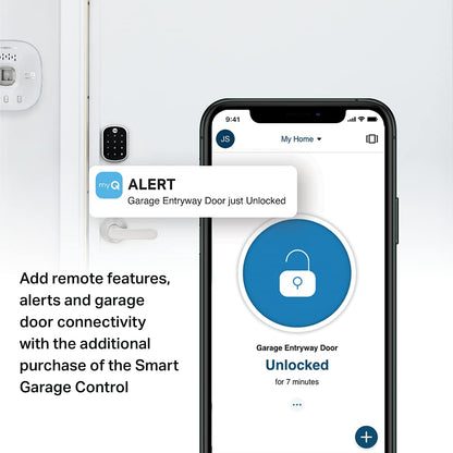 Yale | LiftMaster Smart Lock with Touchscreen Deadbolt - Works with myQ App & Key by Amazon in-Garage Delivery when paired with Smart Garage Hub (sold separately), Oil Rubbed Bronze