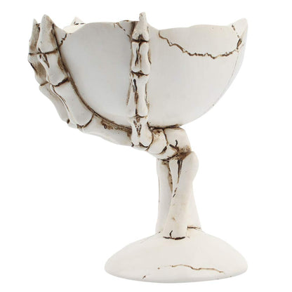 TOYANDONA Halloween Skeleton Candy Bowls Halloween Skull Bowl Resin Skeleton Hand Candy Dish- Bowl Holder Home Bar Desktop Decoration Figurine Tray