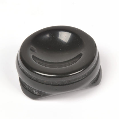 Justinstones Natural Black Obsidian Gemstone Egg Crystal Healing Chakra Meditation Home Office Decor Stone with Stone Stand