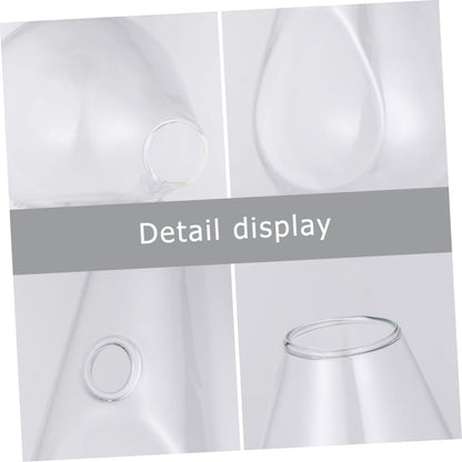 KESYOO 1pc Water Drop Flower Holder Wall Mounted Fish Tank and Plant Vase for Hydroponics Decorative Container for Home Hotel