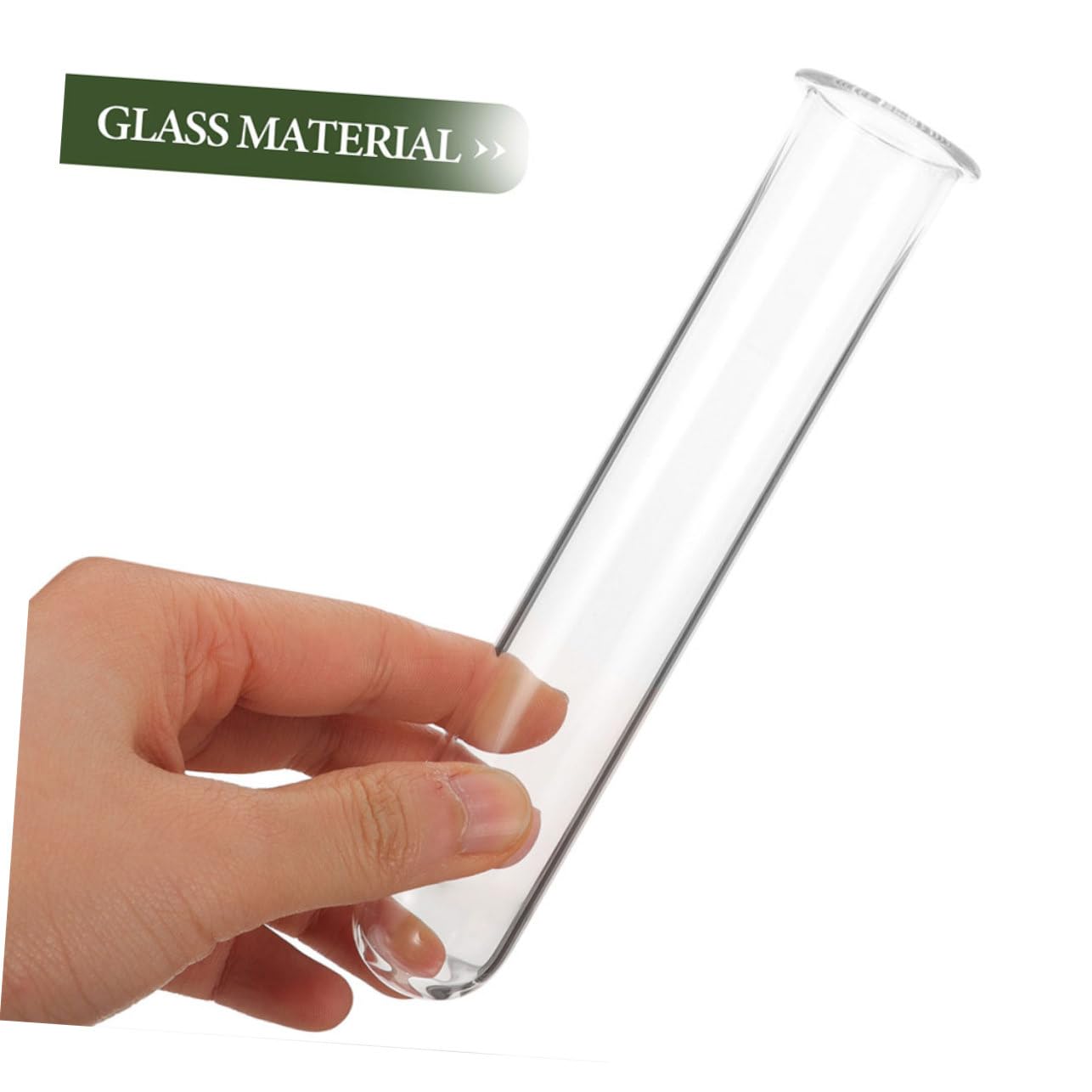 Ciieeo 6pcs Glass Test Tube Vase for Air Plant Terrarium Propagation Jars for Plants Glass Tube Vase Elegant Design for Home Office