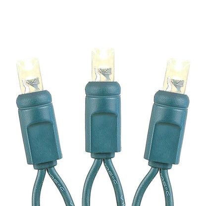 Novelty Lights Mini LED Crafting Lights, 8.5ft, 20 Warm White LEDs, Green Wire, Model MRD-25B