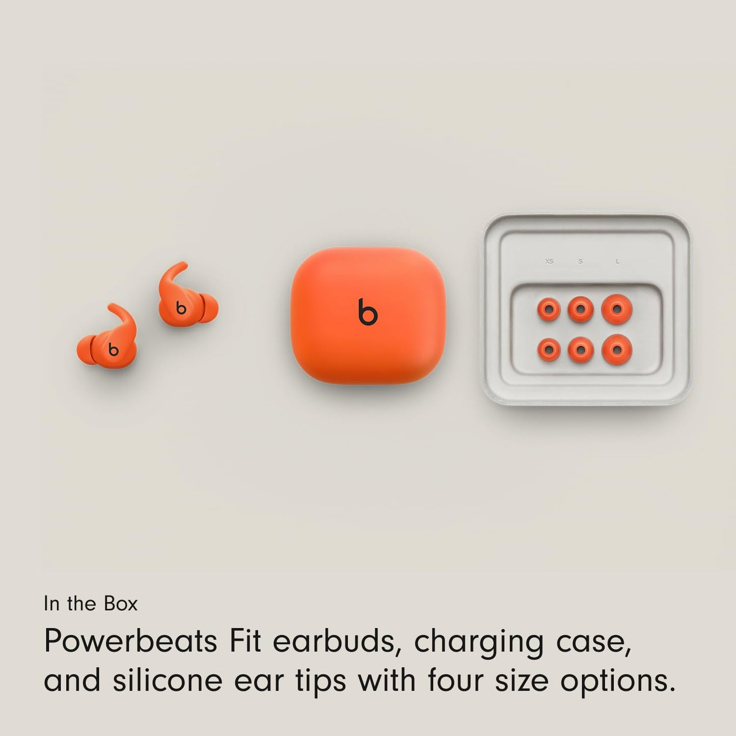 Beats - Powerbeats Fit - Wireless Noise-Cancelling Workout Earbuds with Ultimate Secure Fit with AppleCare+ (2 Years) - Jet Black