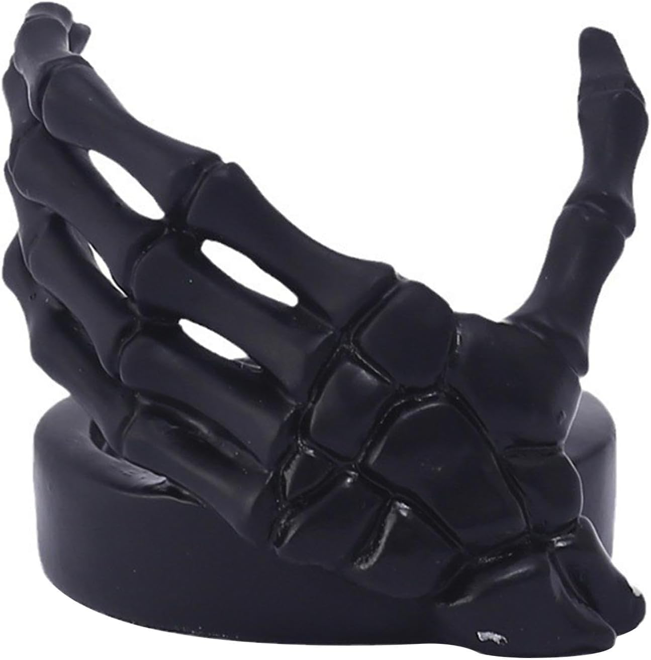 Skeleton Hand Candlestick Holder Halloween Candle Holders Skeleton Tealight Holders Desktop Candle Holder for Halloween Table Party Supply - Black