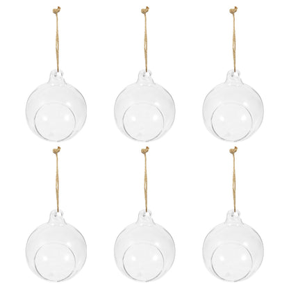 Cabilock Hanging Planter Glass Containers Glass Vases 12 Pcs Hanging Terrarium Hanging Glass orb Hanging Terrarium Globe Orbs air Plants Globe Glass Plant Glass Containers Glass Vases Glass Vase