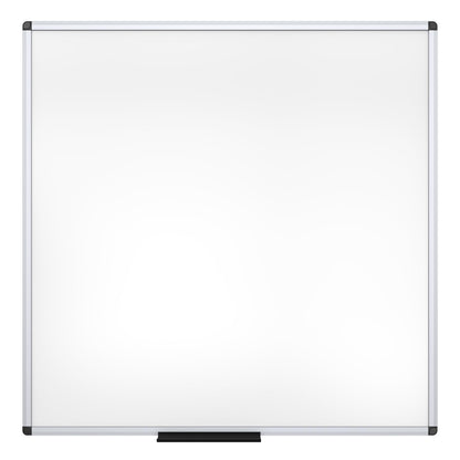VIZ-PRO Dry Erase Board/Magnetic Whiteboard, 48 x 48 Inches, Large Wall Mounted Board for School Office and Home 4' x 4'