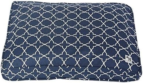 Molly Mutt Sheepy Wool-Filled Crate Pad - Wool Crate Mat - Comfy Pooch Dog Bed - Comfort Cuddler - Royal Dog Bed - Wool Dog Bed- Sheepskin Dog Bed - Wool Cat Beds - Dog Crate Rug (36", Romeo & Juliet)
