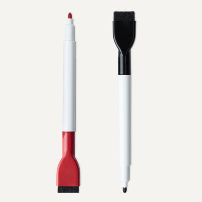 Amazon Basics Magnetic Dry Erase Board for Fridge, Whiteboard Sheet, 20" x 13", with 2 Markers and Eraser