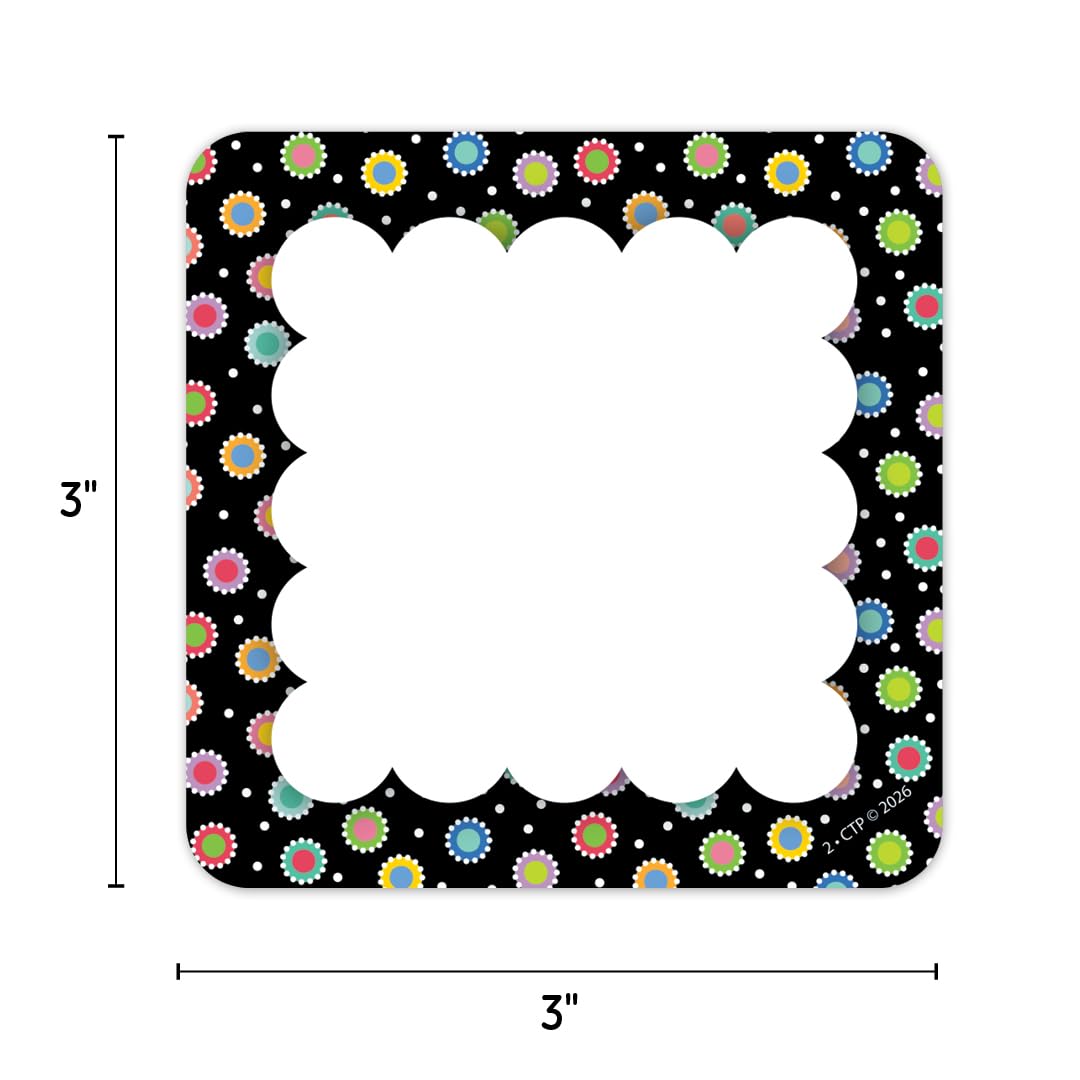 CTP Core Decor Pattern Play Cards 3 Inch Designer Cut-Outs Classroom Accents (Creative Teaching Press 11140)