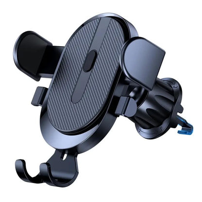 Universal Car Phone Holder Mount with Hook Clip for Air Vent | Compatible with iPhone, Samsung & More - Secure, Stable, Hands-Free Convenience