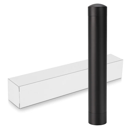 Fortune Nexus Air Tight Smell Proof Metal Cigar Case Tube with Built in Humidifier (Black)