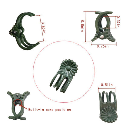 10 Pcs 16.5 Inch Bendable Metal Orchid Plant Support Stakes, Garden Flower Stakes with 15 Clips for Indoor Outdoor Potted Plants, Stem Support for Amaryllis Tomatoes Zinnias & More Flowers