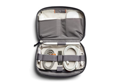 Bellroy Tech Kit, tech Accessories Zip Pouch (Power Bank, Phone Charger, Cables, Earbuds) - ArcadeGray