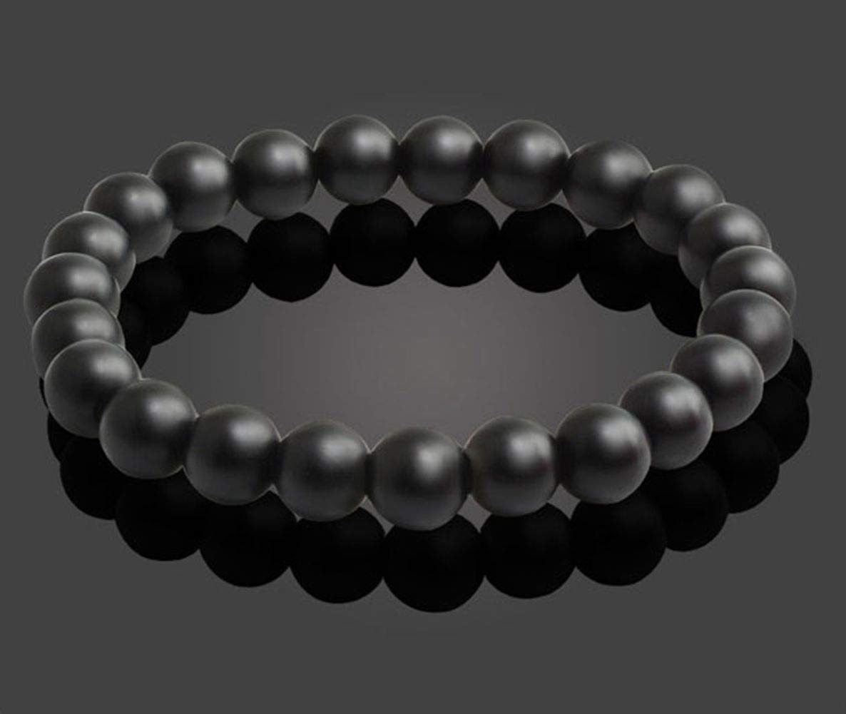 Natural Stone Beads 100pcs 6mm Matte Black Onyx Agate Dull Polish Round Stone Beading Loose Gemstone DIY Smooth Beads for Bracelet Necklace Earrings Jewelry Making (Matte Black Onyx, 6mm)
