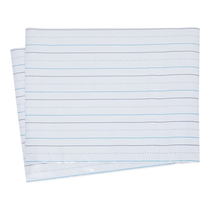 Bright Creations Dry Erase Lined Magnetic Sheet - 22 x 17 in White Horizontal Pack of 2 - Magnetic Handwriting Paper for Whiteboard & Lined Sentence Strips