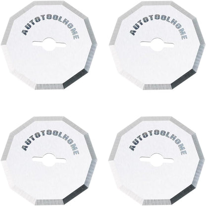 4PCS Replacement Rotary Blades for Worx ZipSnip Cordless Electric Scissors Compatible with WA2300,RC2600K,RC2601, RC2602, WX080L, WX081L Box Cutter