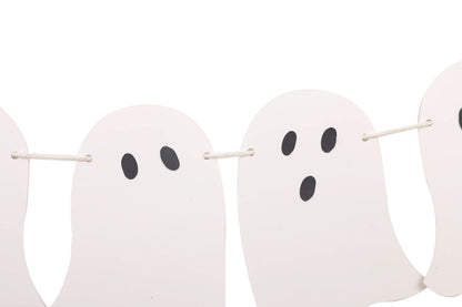 Halloween Ghost Garland - Scary Halloween Decoration, Ghost Banner, Hallowee Decorations Indoor, Haunted House Decor(16 pcs)