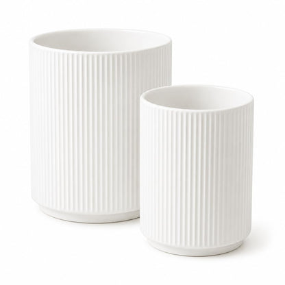 Utensil Holder,Ceramic Kitchen Utensils Holder for Countertop-Set of 2