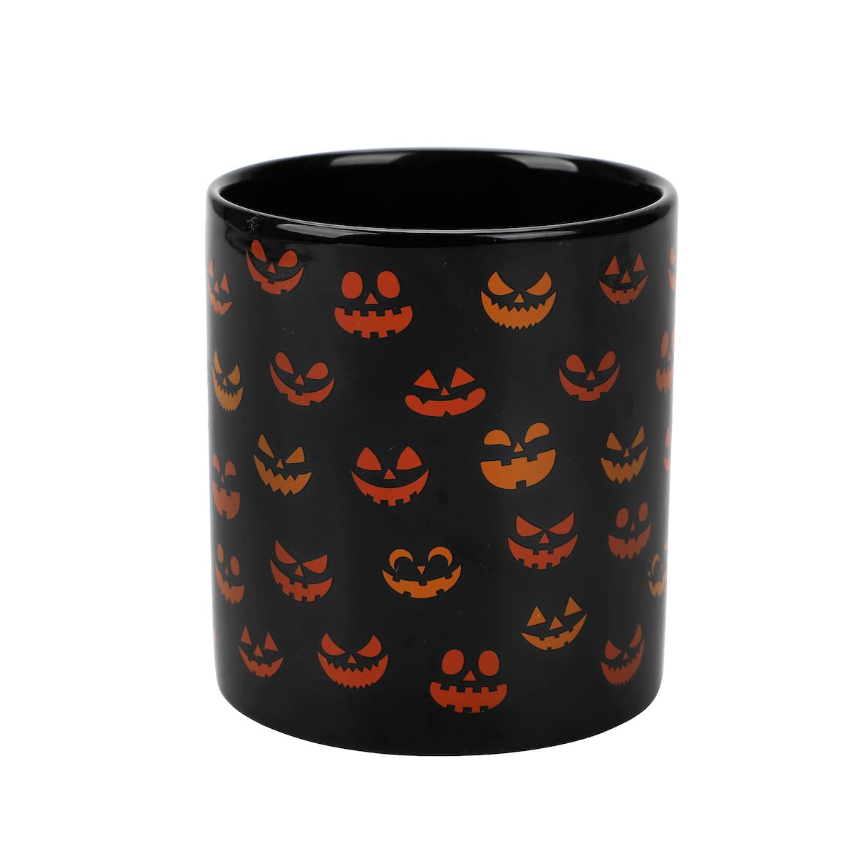 Bioworld Halloween Skulls & Jack-o'-Lantern Faces 2-Pack 16 Oz Ceramic Mugs