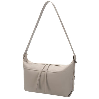 Genuine Leather Hobo Bags for Women Soft Real Leather Shoulder Hanbags Leather Trendy Crossbody Purses with Adjustable Strap (White)