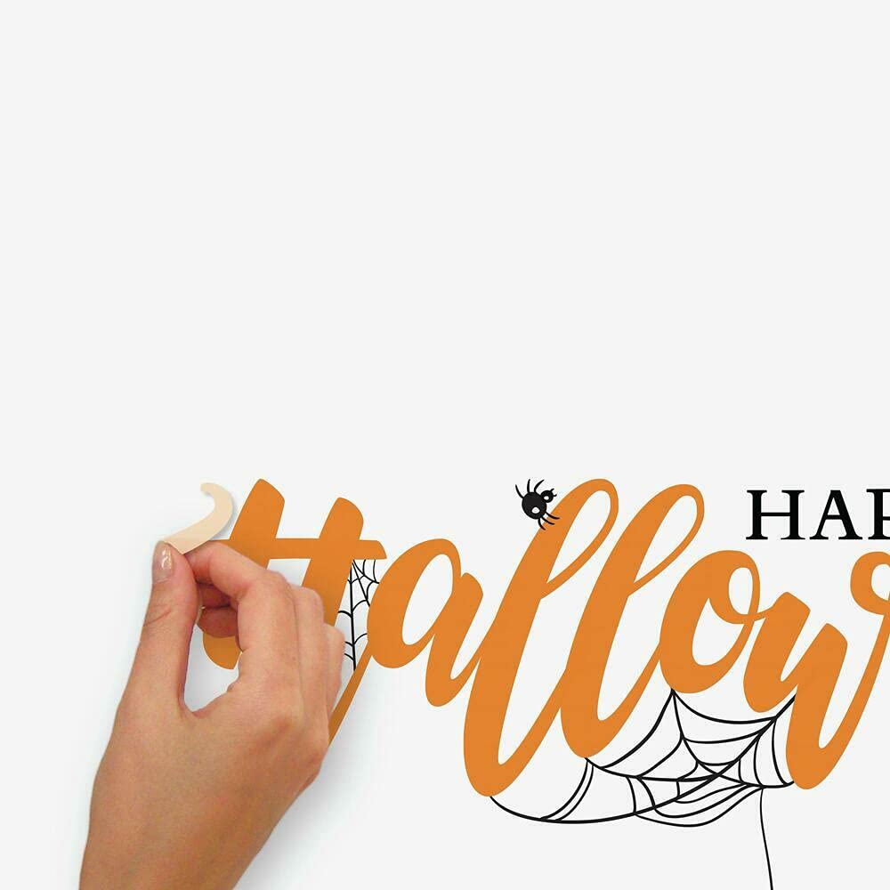 RoomMates RMK5085SCS Happy Halloween Quote Peel and Stick Wall Decal