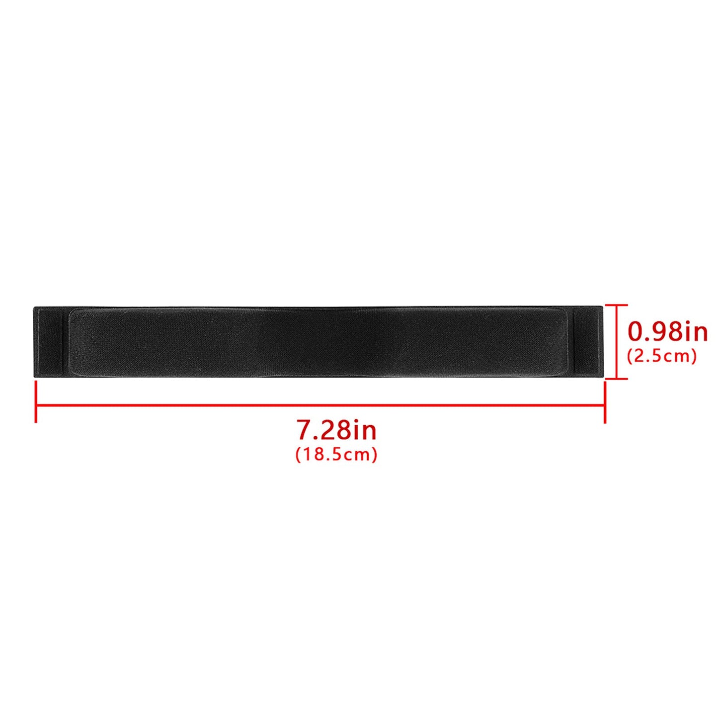 Geekria Mesh Fabric Headband Pad Compatible with Sennheiser HD650, HD660S, HD660S2 Headphones, Replacement Band Repair Part (Black).