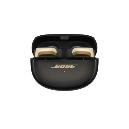Bose Ultra Open Earbuds - Bluetooth Open Ear Earbuds with OpenAudio for Awareness, Clip-On Design for Comfort, Water Resistant, Up to 48 Hrs of Playtime, Desert Gold - Limited Edition Color