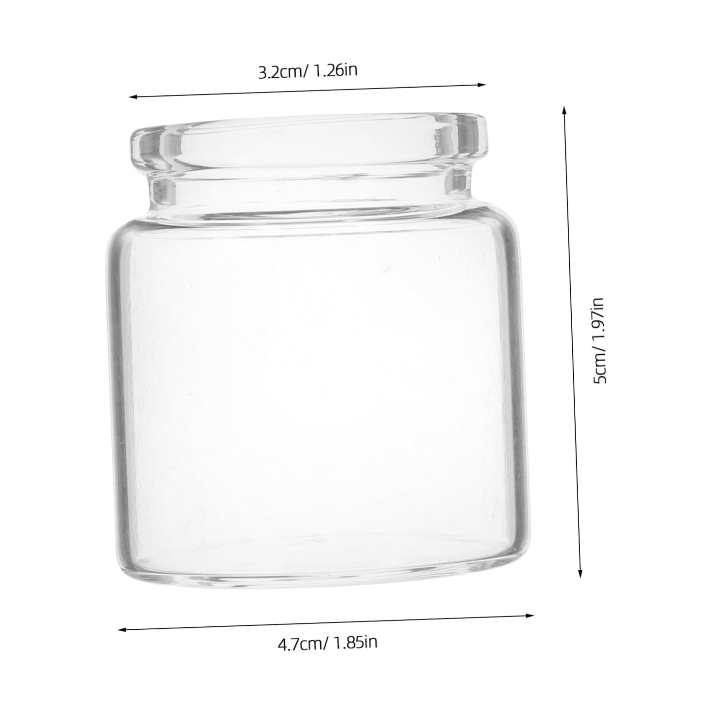 BESPORTBLE 10pcs Stylish Miniature Glass Bottles for Succulents Plant Propagation Tubes Micro Landscape Terrariums