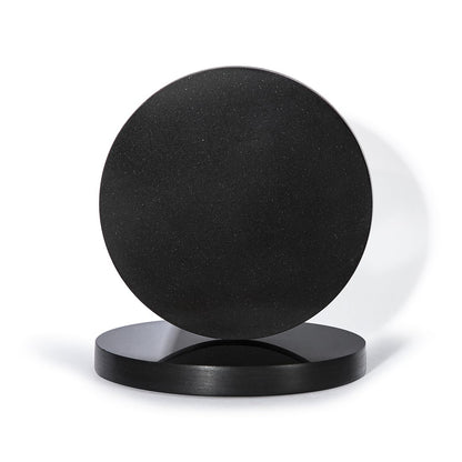 LiWiBet Black Marble Coasters for Drinks Set of 2, Stone Coaster for Men Coffee Table Bar, Office Kitchen & Dining, Home Decor & Protection