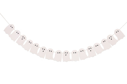 Halloween Ghost Garland - Scary Halloween Decoration, Ghost Banner, Hallowee Decorations Indoor, Haunted House Decor(16 pcs)