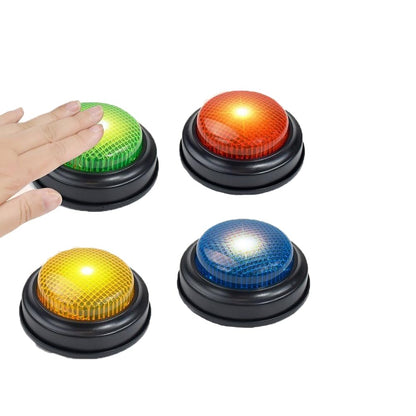 Buzzers for Trivia Games,Game Answer Buzzers with Lights and Sound for ClassroomBuzzer for Game Show,Quizzes Party,Adults and Teacher Supplies(Set of 4)