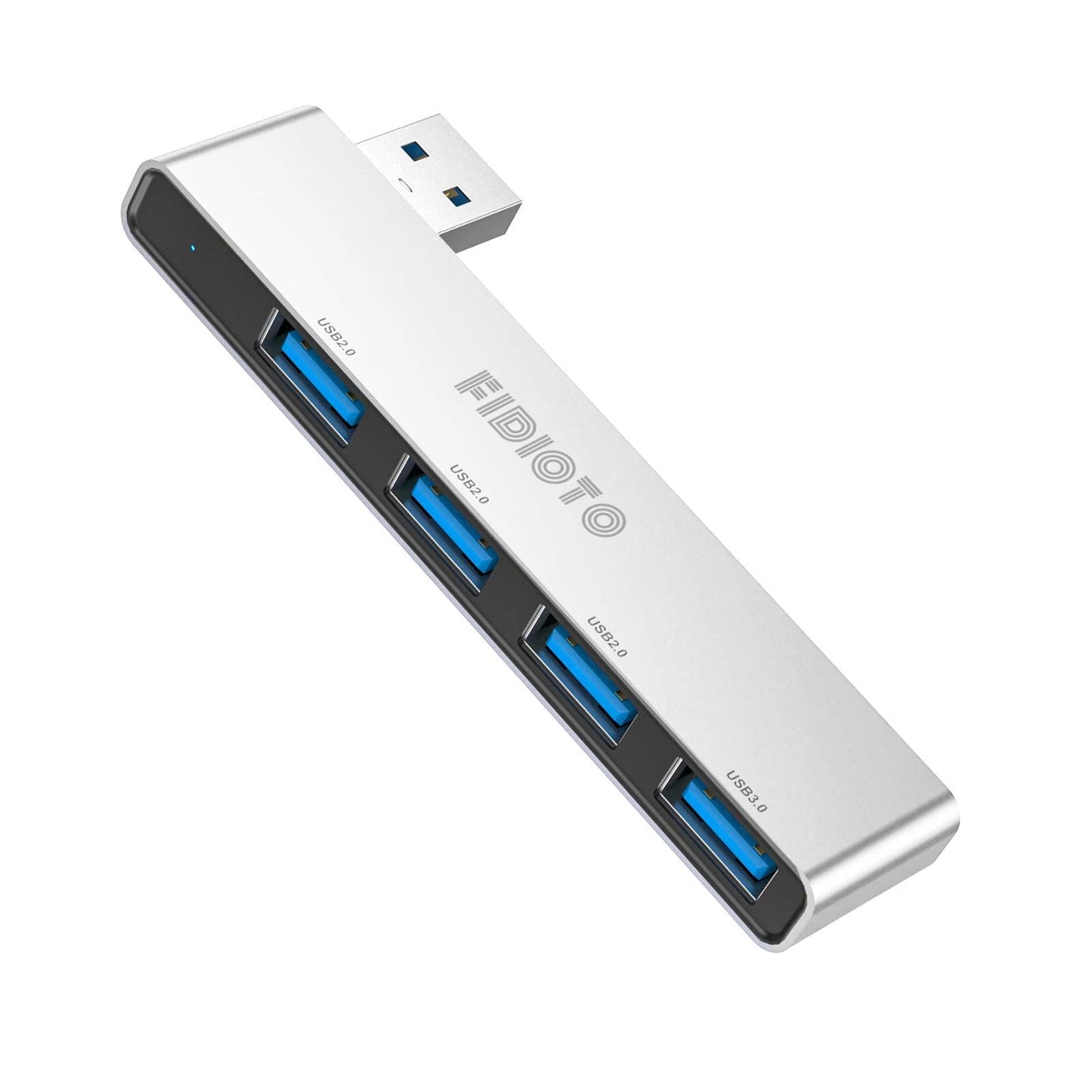 Fidioto USB Hub, 4-Port USB Splitter(1 * 3.0 Hub, 3 * 2.0 Hub) USB Splitter USB Expander for Laptop,Windows PC,Mac,Printer,Flash Drive,Mobile HDD, Notebook PC