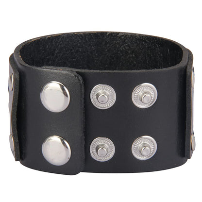 GelConnie Punk Leather Bracelet Cuff Bangle Multi Straps Wristband Adjustable Wrap Bracelets for Men, Women LPB2221-1