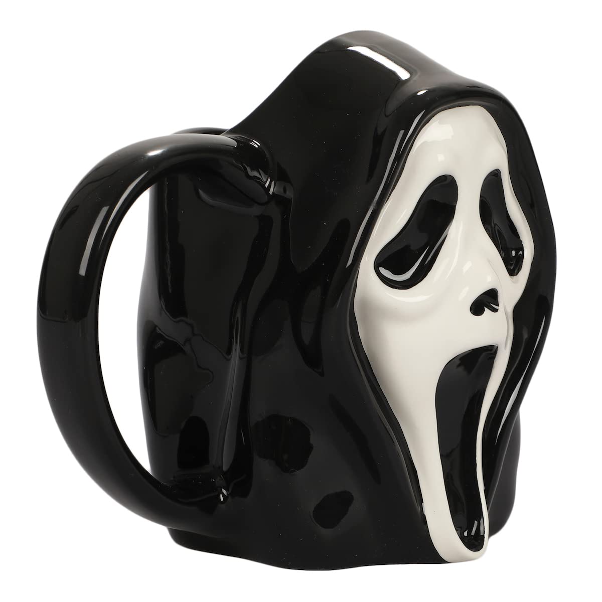 Bioworld Ghost Face 16 Oz Sculpted Ceramic Mug