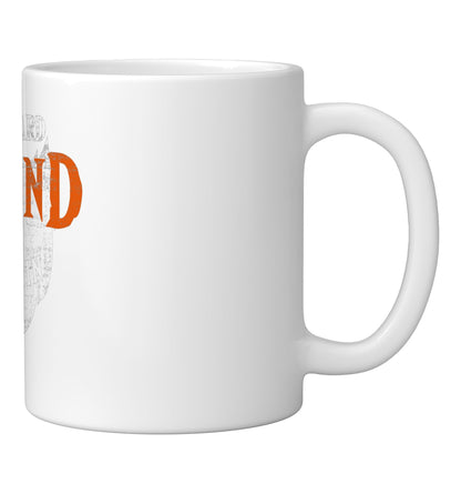 The Beard Behind the Pumpkin Halloween Costume Pregnancy Ceramic Mug, White