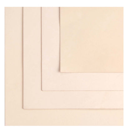 ELW 7-8 oz.(3-3.2 mm) Thickness Pre-Cut Square 2 PCS 12"x24", Tooling Leather Vegetable Tanned Full Grain Leather - Cowhide Leathercraft for Holsters Knife Sheaths Coasters Molding Emboss Stamp Cases