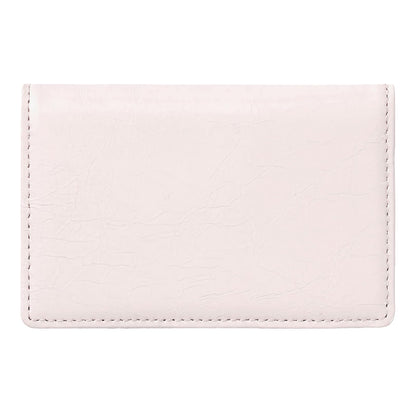 YOXIER womens Card cace，Minimalist Genuine leather Card holder, Minimalist Genuine leather Card holder, Holds Bills, IDs & Driver's license，Rfid Card cace women (Pink)