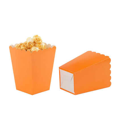 We Moment Orange Mini Popcorn Boxes,Pack of 36